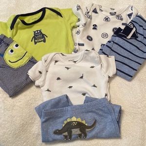 Carters Infant onesie/pant sets